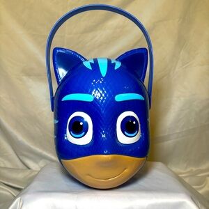 PJ MASKS CATBOY Halloween Easter Candy Plastic Bucket Pail Blue 1 USE